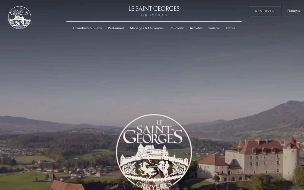 Le Saint Georges Hotel and Restaurant Website